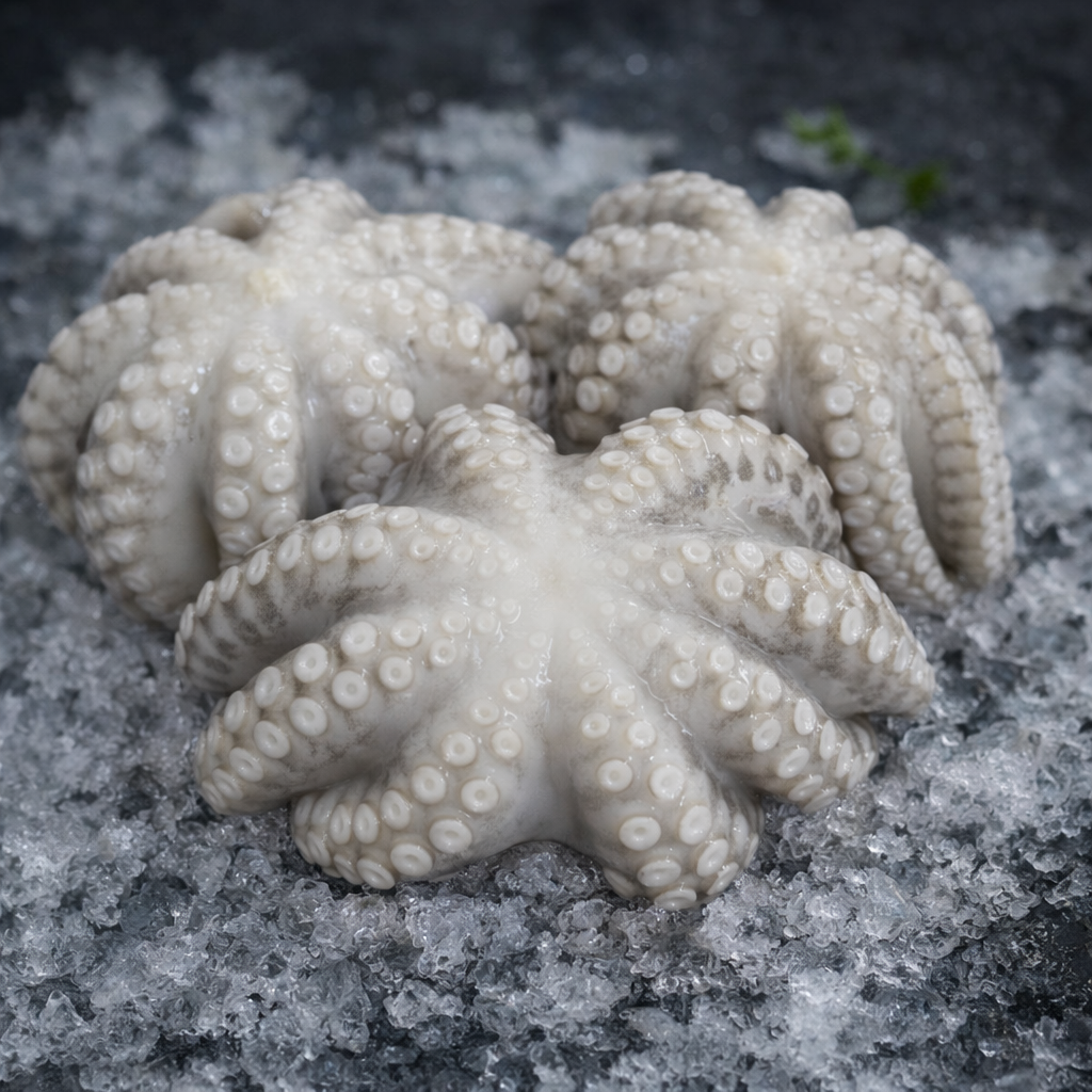Frozen Giant Octopus from Indonesia
